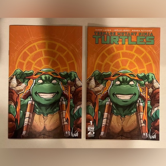 TMNT # 1 SDCC, # 1, 2 NYCC, # 2 8 Bit, TMNT # 2 NYCC 2024 Virgin Variant Poncho - Picture 4 of 16